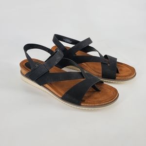 Sofft | Shoes | Eurosoft Lexie Wedge Sandal Black Womens 1m | Poshmark
